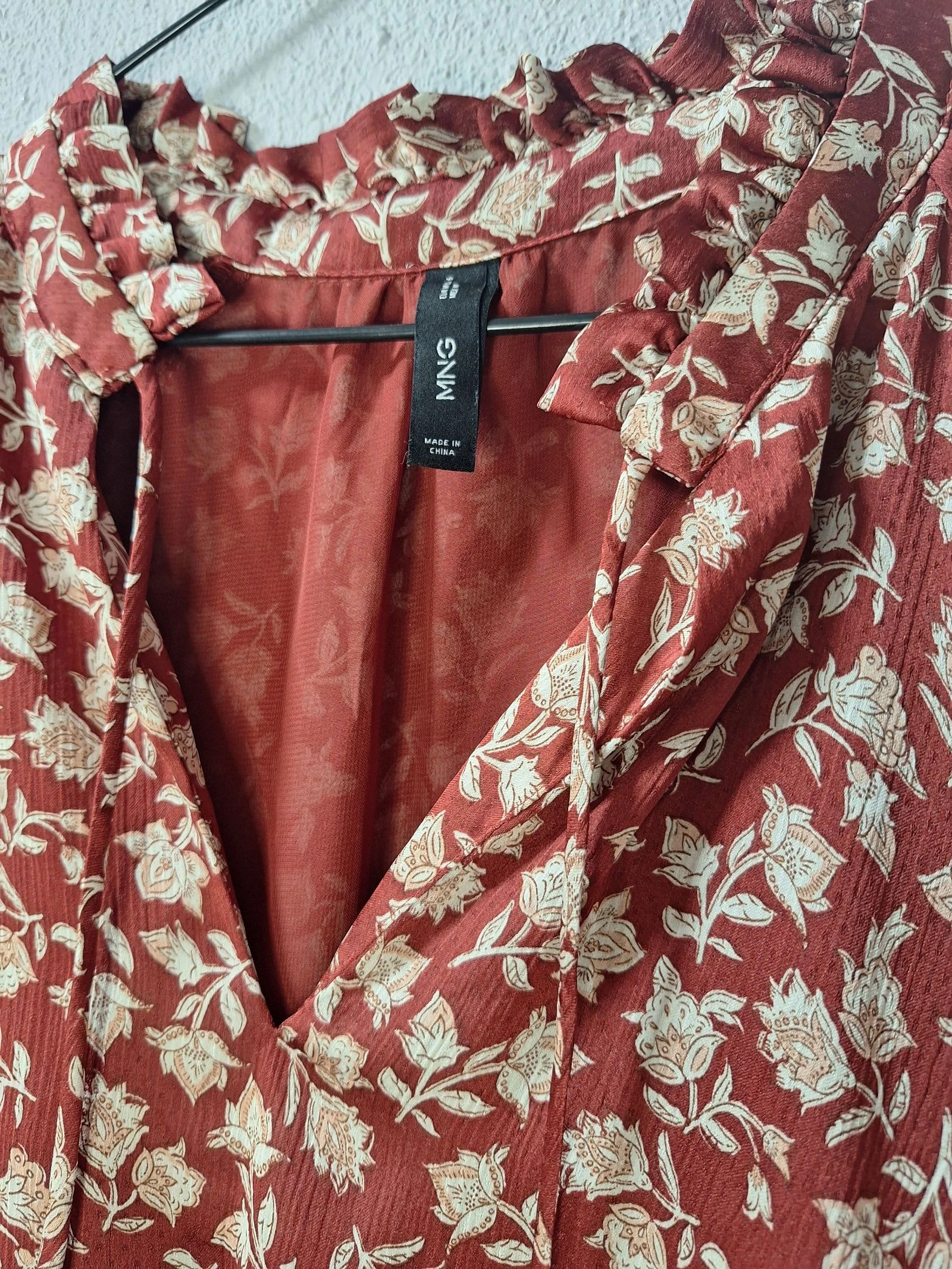 Boho floral Mango dress size S | Loose | See measurements – photo 3